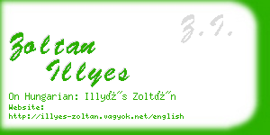 zoltan illyes business card